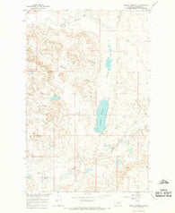 Veseth Reservoir Montana Historical topographic map, 1:24000 scale, 7.5 X 7.5 Minute, Year 1965