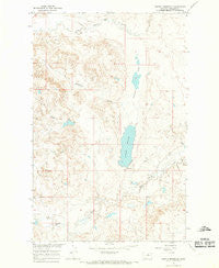 Veseth Reservoir Montana Historical topographic map, 1:24000 scale, 7.5 X 7.5 Minute, Year 1965