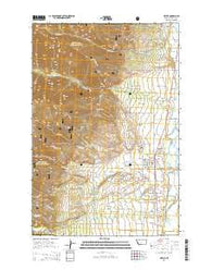 Victor Montana Current topographic map, 1:24000 scale, 7.5 X 7.5 Minute, Year 2014