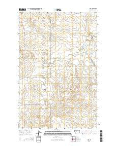 Vida Montana Current topographic map, 1:24000 scale, 7.5 X 7.5 Minute, Year 2014