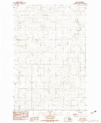 Vida Montana Historical topographic map, 1:24000 scale, 7.5 X 7.5 Minute, Year 1983