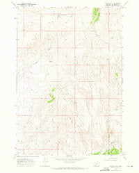 Vinegar Hill Montana Historical topographic map, 1:24000 scale, 7.5 X 7.5 Minute, Year 1968