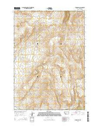 Vinegar Hill Montana Current topographic map, 1:24000 scale, 7.5 X 7.5 Minute, Year 2014