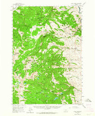 Vipond Park Montana Historical topographic map, 1:62500 scale, 15 X 15 Minute, Year 1958