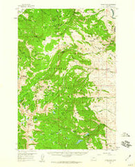 Vipond Park Montana Historical topographic map, 1:62500 scale, 15 X 15 Minute, Year 1958