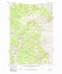 Vipond Park Montana Historical topographic map, 1:62500 scale, 15 X 15 Minute, Year 1958