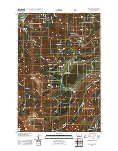 Vipond Park Montana Historical topographic map, 1:24000 scale, 7.5 X 7.5 Minute, Year 2011