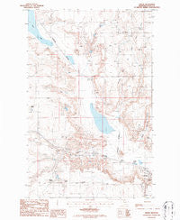 Virden Montana Historical topographic map, 1:24000 scale, 7.5 X 7.5 Minute, Year 1986