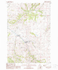 Virginia City Montana Historical topographic map, 1:24000 scale, 7.5 X 7.5 Minute, Year 1988