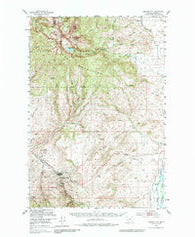 Virginia City Montana Historical topographic map, 1:62500 scale, 15 X 15 Minute, Year 1950