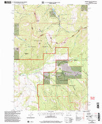 Virginia Peak Montana Historical topographic map, 1:24000 scale, 7.5 X 7.5 Minute, Year 2000