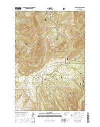 Virginia Peak Montana Current topographic map, 1:24000 scale, 7.5 X 7.5 Minute, Year 2014