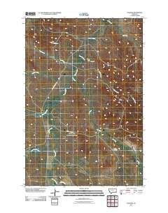Volborg Montana Historical topographic map, 1:24000 scale, 7.5 X 7.5 Minute, Year 2011