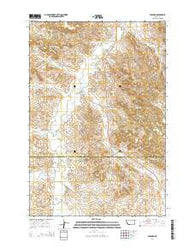 Volborg Montana Current topographic map, 1:24000 scale, 7.5 X 7.5 Minute, Year 2014
