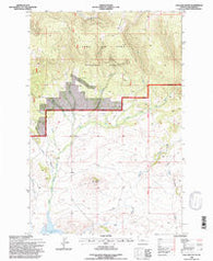 Volcano Butte Montana Historical topographic map, 1:24000 scale, 7.5 X 7.5 Minute, Year 1995