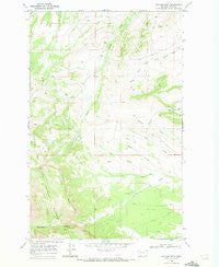 Volcano Reef Montana Historical topographic map, 1:24000 scale, 7.5 X 7.5 Minute, Year 1968