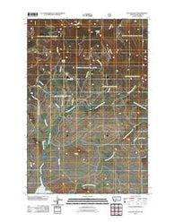 Volcano Butte Montana Historical topographic map, 1:24000 scale, 7.5 X 7.5 Minute, Year 2011