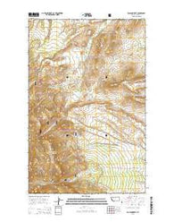 Volcano Reef Montana Current topographic map, 1:24000 scale, 7.5 X 7.5 Minute, Year 2014