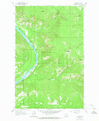 Volcour Montana Historical topographic map, 1:24000 scale, 7.5 X 7.5 Minute, Year 1963