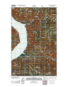 Volcour Gulch Montana Historical topographic map, 1:24000 scale, 7.5 X 7.5 Minute, Year 2011