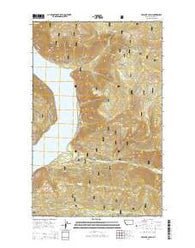 Volcour Gulch Montana Current topographic map, 1:24000 scale, 7.5 X 7.5 Minute, Year 2014