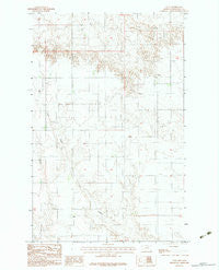 Volt Montana Historical topographic map, 1:24000 scale, 7.5 X 7.5 Minute, Year 1983