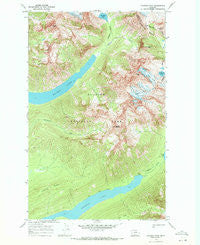 Vulture Peak Montana Historical topographic map, 1:24000 scale, 7.5 X 7.5 Minute, Year 1968