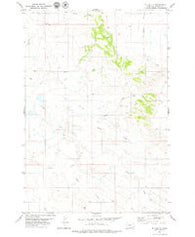 W L Butte Montana Historical topographic map, 1:24000 scale, 7.5 X 7.5 Minute, Year 1979