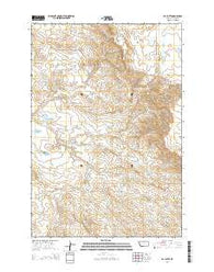 W L Butte Montana Current topographic map, 1:24000 scale, 7.5 X 7.5 Minute, Year 2014