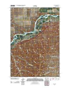 Waco Montana Historical topographic map, 1:24000 scale, 7.5 X 7.5 Minute, Year 2011