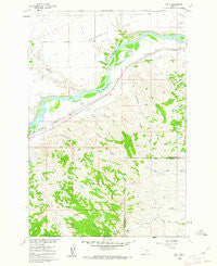 Waco Montana Historical topographic map, 1:24000 scale, 7.5 X 7.5 Minute, Year 1960