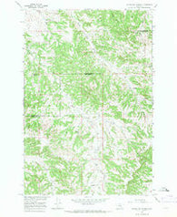 Wagon Box Spring Montana Historical topographic map, 1:24000 scale, 7.5 X 7.5 Minute, Year 1967