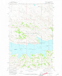 Wagon Coulee Montana Historical topographic map, 1:24000 scale, 7.5 X 7.5 Minute, Year 1971