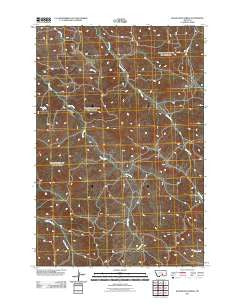 Wagon Box Spring Montana Historical topographic map, 1:24000 scale, 7.5 X 7.5 Minute, Year 2011