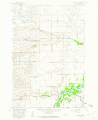 Walker Hill Montana Historical topographic map, 1:24000 scale, 7.5 X 7.5 Minute, Year 1960