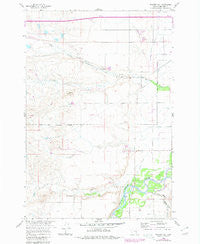 Walker Hill Montana Historical topographic map, 1:24000 scale, 7.5 X 7.5 Minute, Year 1960