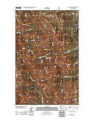 Walling Reef Montana Historical topographic map, 1:24000 scale, 7.5 X 7.5 Minute, Year 2011