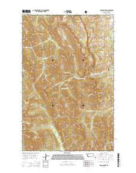 Walling Reef Montana Current topographic map, 1:24000 scale, 7.5 X 7.5 Minute, Year 2014