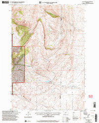 Wallrock Montana Historical topographic map, 1:24000 scale, 7.5 X 7.5 Minute, Year 2000