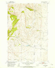 Wallrock Montana Historical topographic map, 1:24000 scale, 7.5 X 7.5 Minute, Year 1951