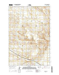 Wallum Montana Current topographic map, 1:24000 scale, 7.5 X 7.5 Minute, Year 2014
