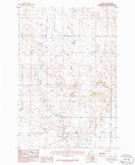 Wallum Montana Historical topographic map, 1:24000 scale, 7.5 X 7.5 Minute, Year 1986