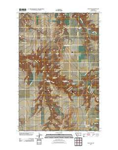 Waltham Montana Historical topographic map, 1:24000 scale, 7.5 X 7.5 Minute, Year 2011