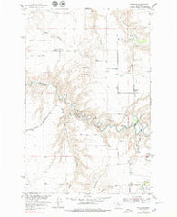 Waltham Montana Historical topographic map, 1:24000 scale, 7.5 X 7.5 Minute, Year 1954