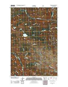 Wapiti Lake Montana Historical topographic map, 1:24000 scale, 7.5 X 7.5 Minute, Year 2011