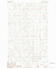 Wards Dam Montana Historical topographic map, 1:24000 scale, 7.5 X 7.5 Minute, Year 1984