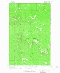 Warland Peak Montana Historical topographic map, 1:24000 scale, 7.5 X 7.5 Minute, Year 1963