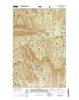 Warland Peak Montana Current topographic map, 1:24000 scale, 7.5 X 7.5 Minute, Year 2014