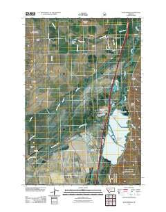 Warm Springs Montana Historical topographic map, 1:24000 scale, 7.5 X 7.5 Minute, Year 2011