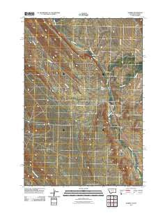 Warren Montana Historical topographic map, 1:24000 scale, 7.5 X 7.5 Minute, Year 2011